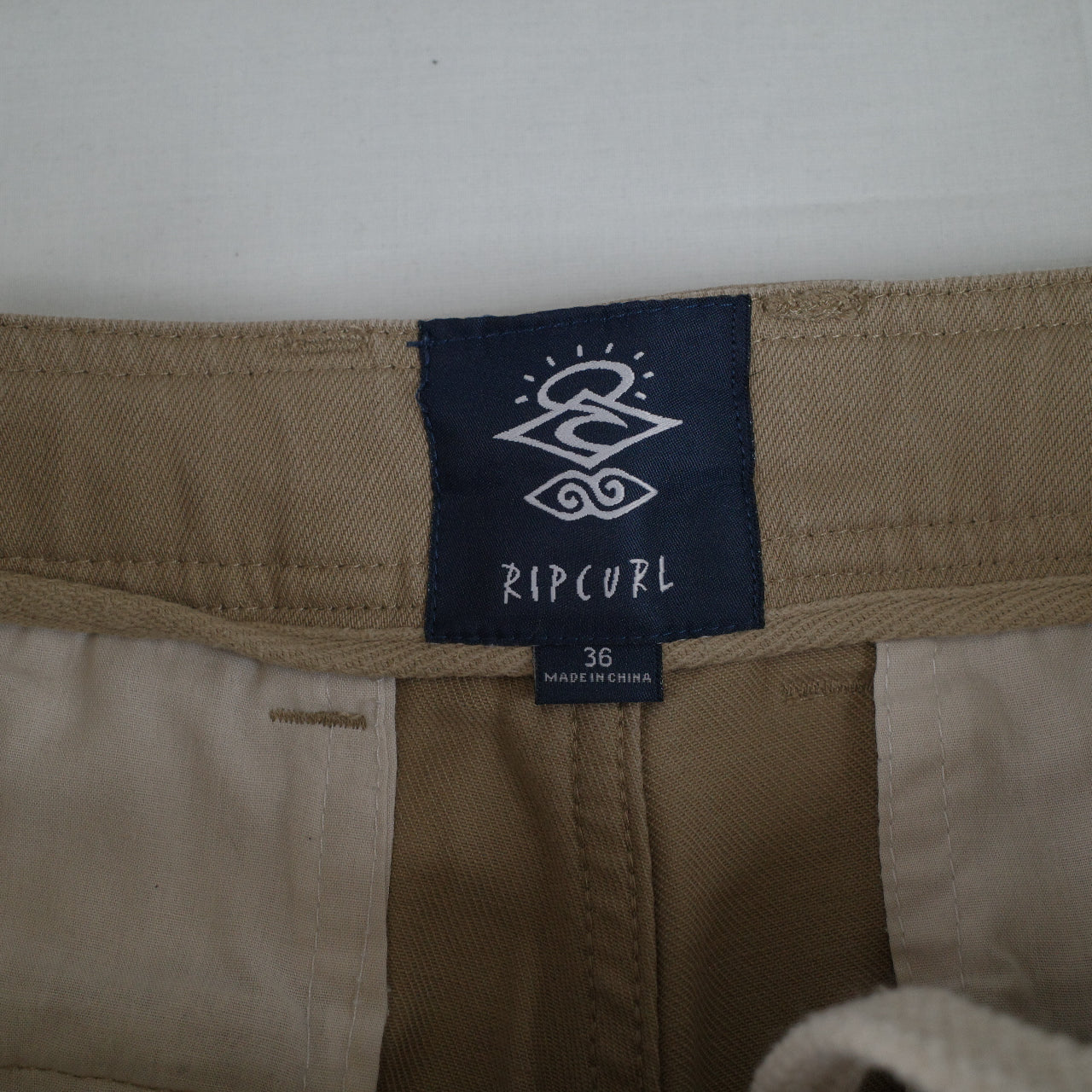 Rip Curl Searchers Cargo Pants Light Khaki Cordura Mens 36