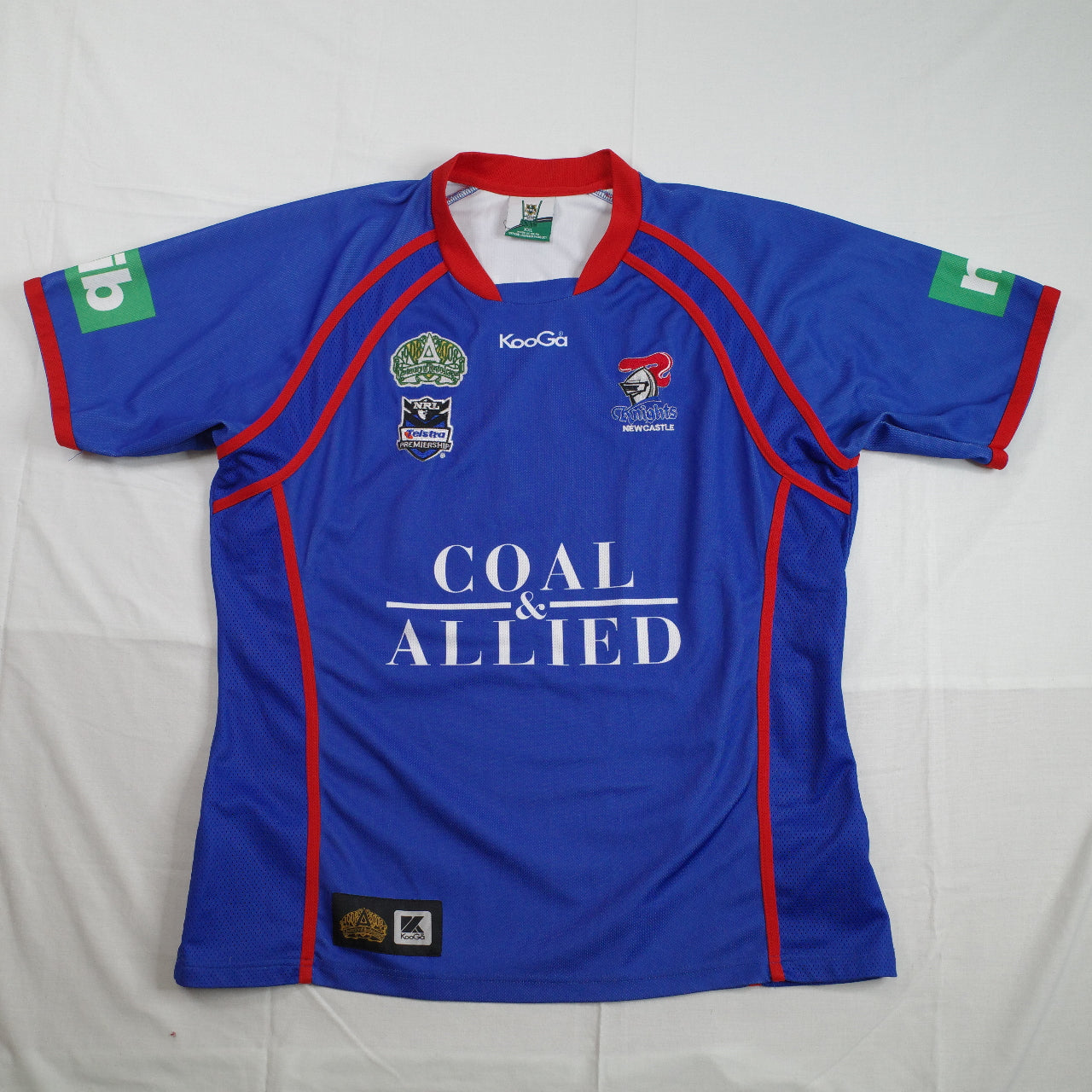 Newcastle Knights Mens Size 2XL Blue NRL Rugby League Home Jersey