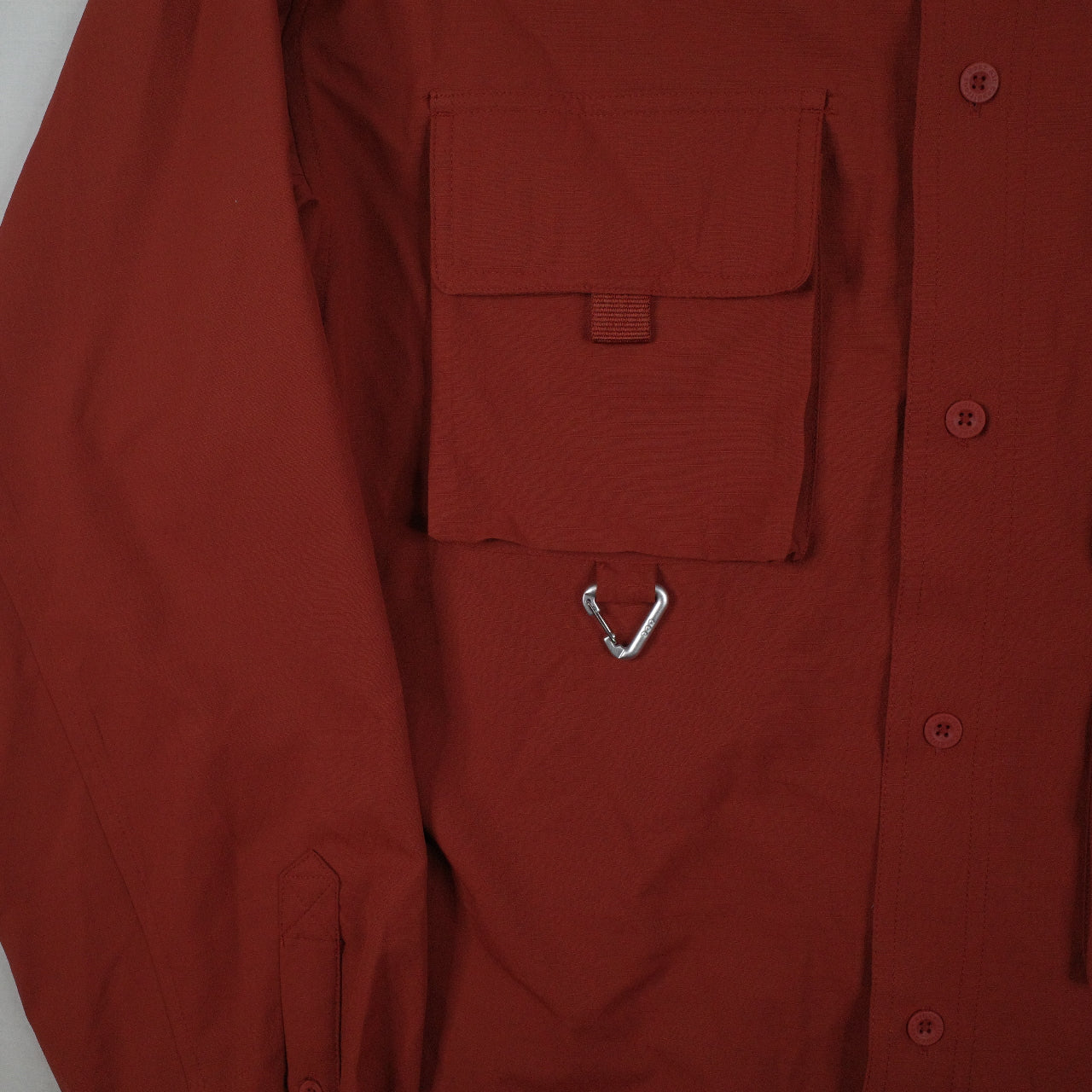 Nike ACG Dri-FIT UV Dev Trail Track Set Full Long Sleeve Button Up Pants Brown Mens Large SET NEW