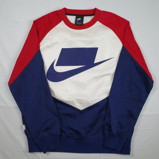 Nike Sportswear Oversized Pullover Crewneck Nylon Jumper Mens Small