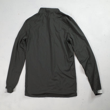 Liverpool FC New Balance Quarter Zip Training Grey Black Long Sleve Mens Small