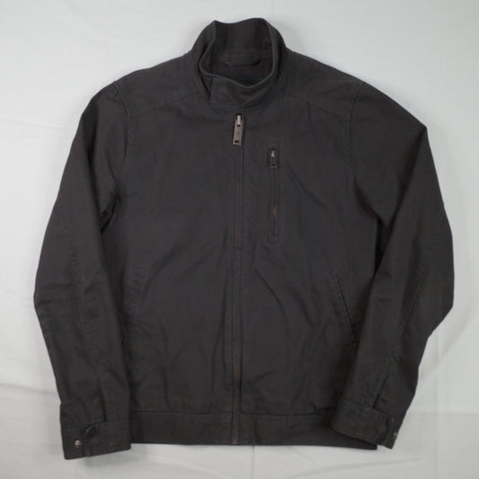 Rodd & Gunn Jacket Mens XS Pewter Cotton Armitage Full Zip Bomber