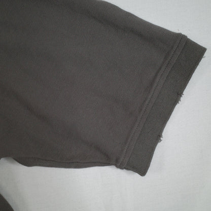 Vintage Converse Distressed Dark Grey Mens Short Sleeve Polo Medium New