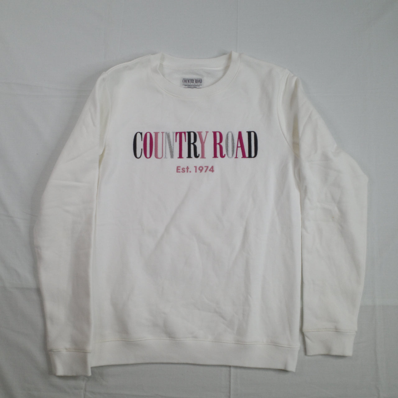 Country Road Sweatshirt Size 16 Verified Australian Cotton Heritage Stripe