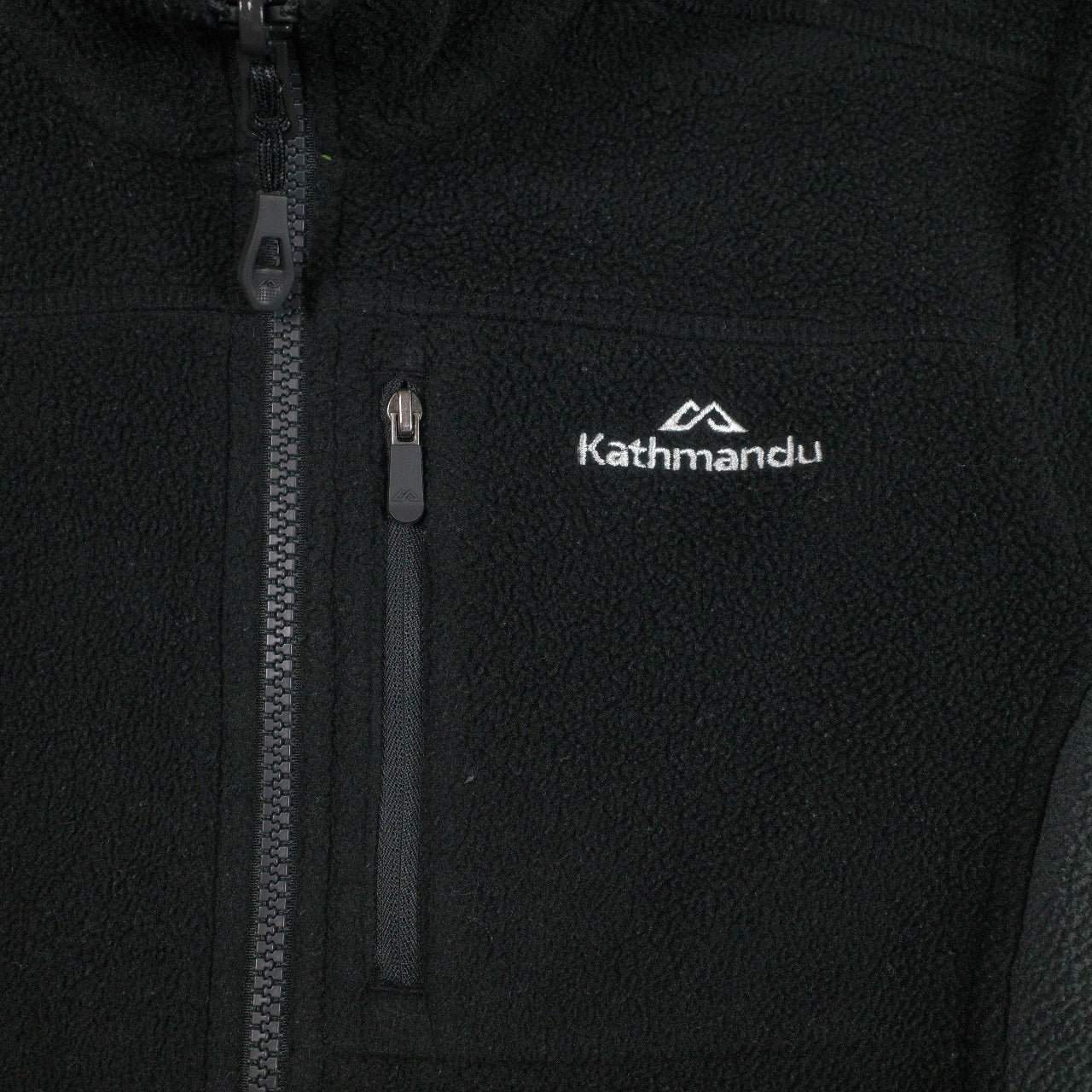 Kathmandu Jacket Thick Fleece Black Polartec Womens 6