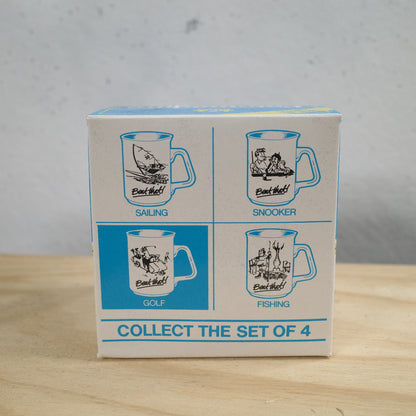 Vintage 1980s Commodore Coffee Mug Beat That Golf Kart Coffee Mug NEW