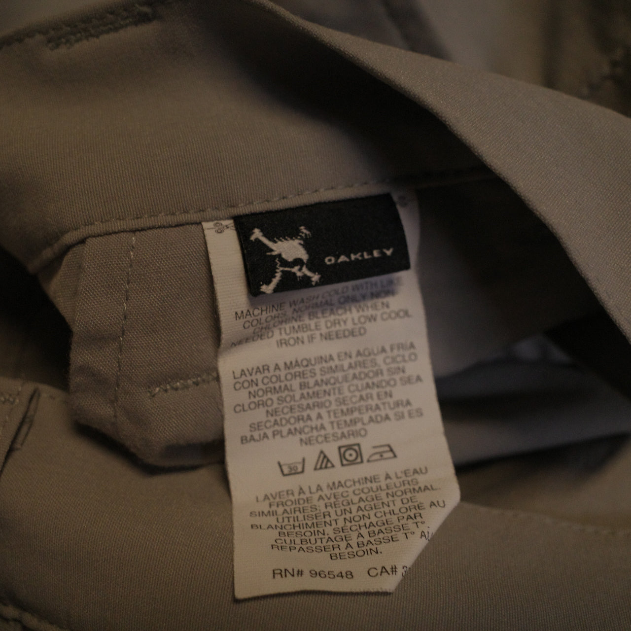 Oakley Pants 30x32 Grey Take 2.0 Chinos 421248A