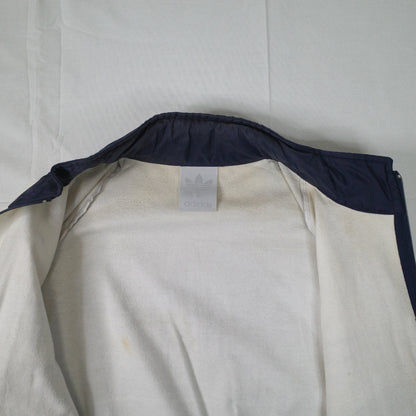 Vintage Adidas 90's New Zealand Made Blue White Lined Track Set Jacket Pants Mens Medium
