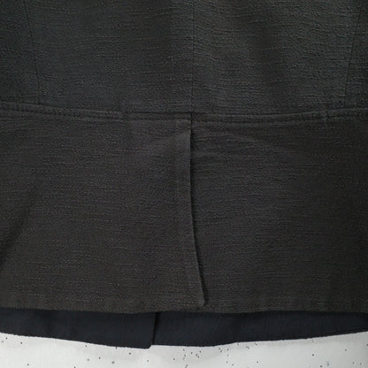 Armani Collezioni Size 46 Charcoal Women’s Coat Jacket Suit