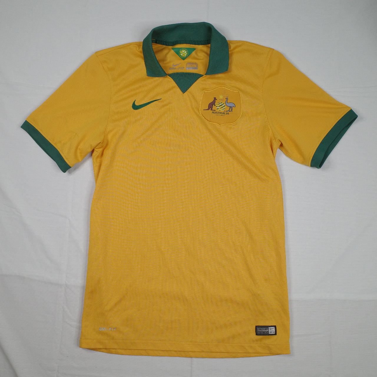 Socceroos National Team 2014 Shirt Nike Drifit Mens Small