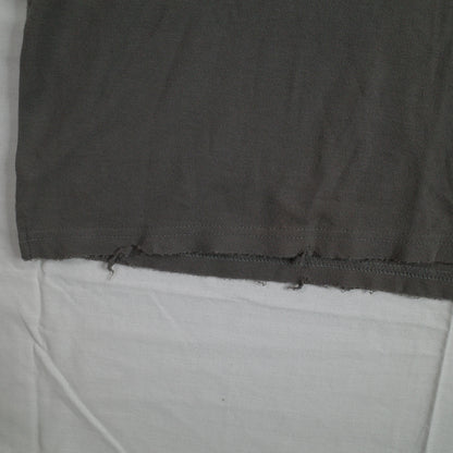 Vintage Converse Distressed Dark Grey Mens Short Sleeve Polo Medium New