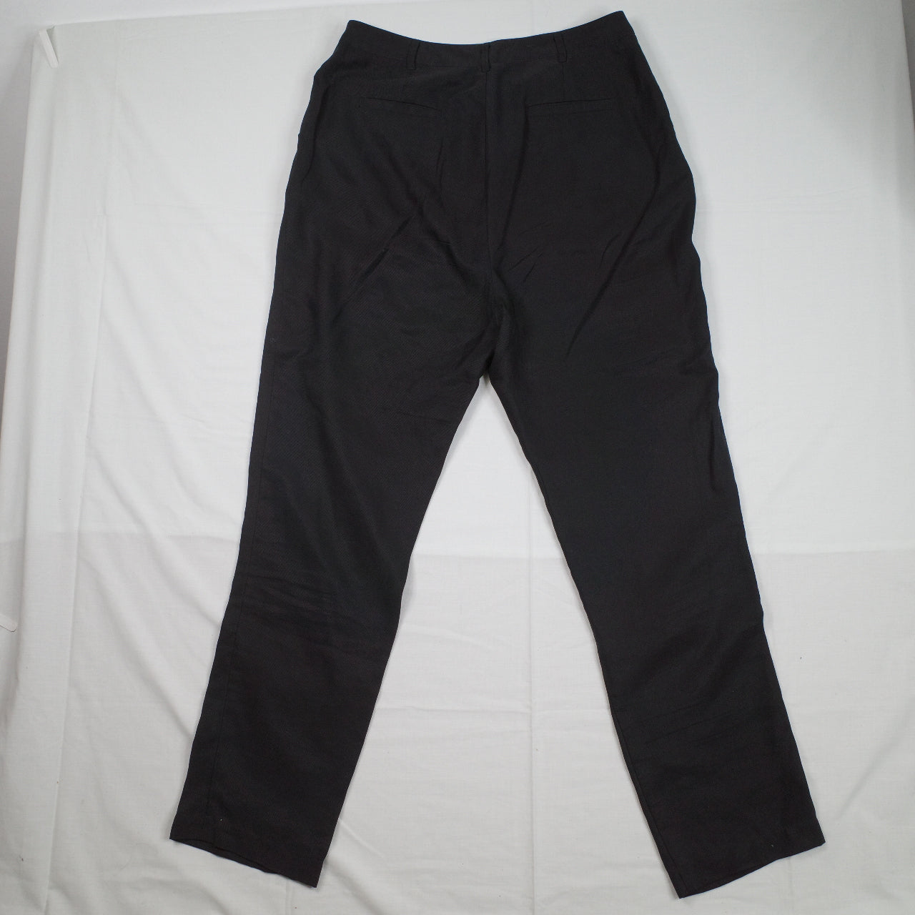 Gorman Black Cotton Mid Rise Pleated Trousers Workwear Corporate Womens 4