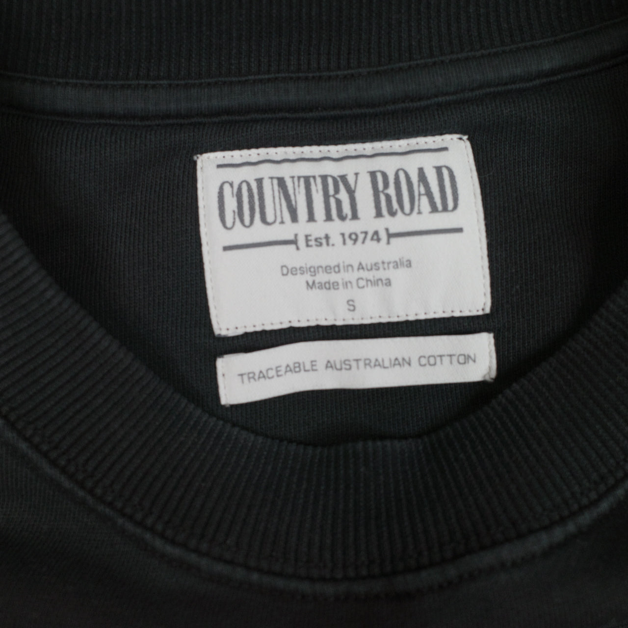 Country Road Heritage Sweater Verified Australian Cotton Sweater Crewneck Womens Medium