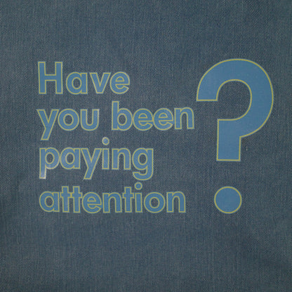 Have You Been Paying Attention TV Show Denim Tote Bag Promo
