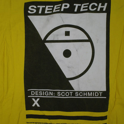The Northface U Steep Tech Lighting Long Sleeve Yellow Mens XL