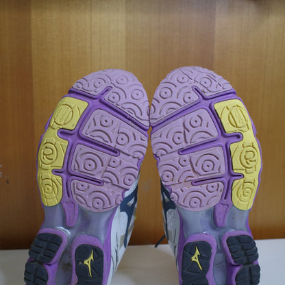 Mizuno Women's Size 10 Wave Rider 17 Running Shoes White Black Purple