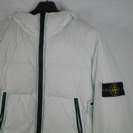 Stone Island Garment Dyed Crinkle Reps NY Down Ice Mens XL