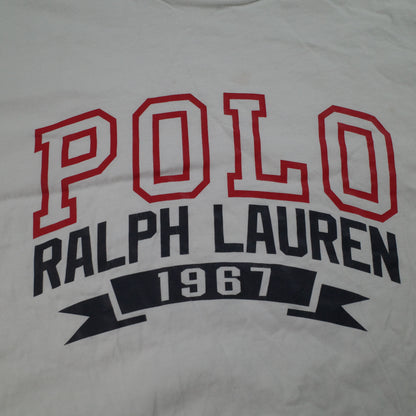 Polo Ralph Lauren Collegate 1967 White Custom Fit Men's XL T-Shirt