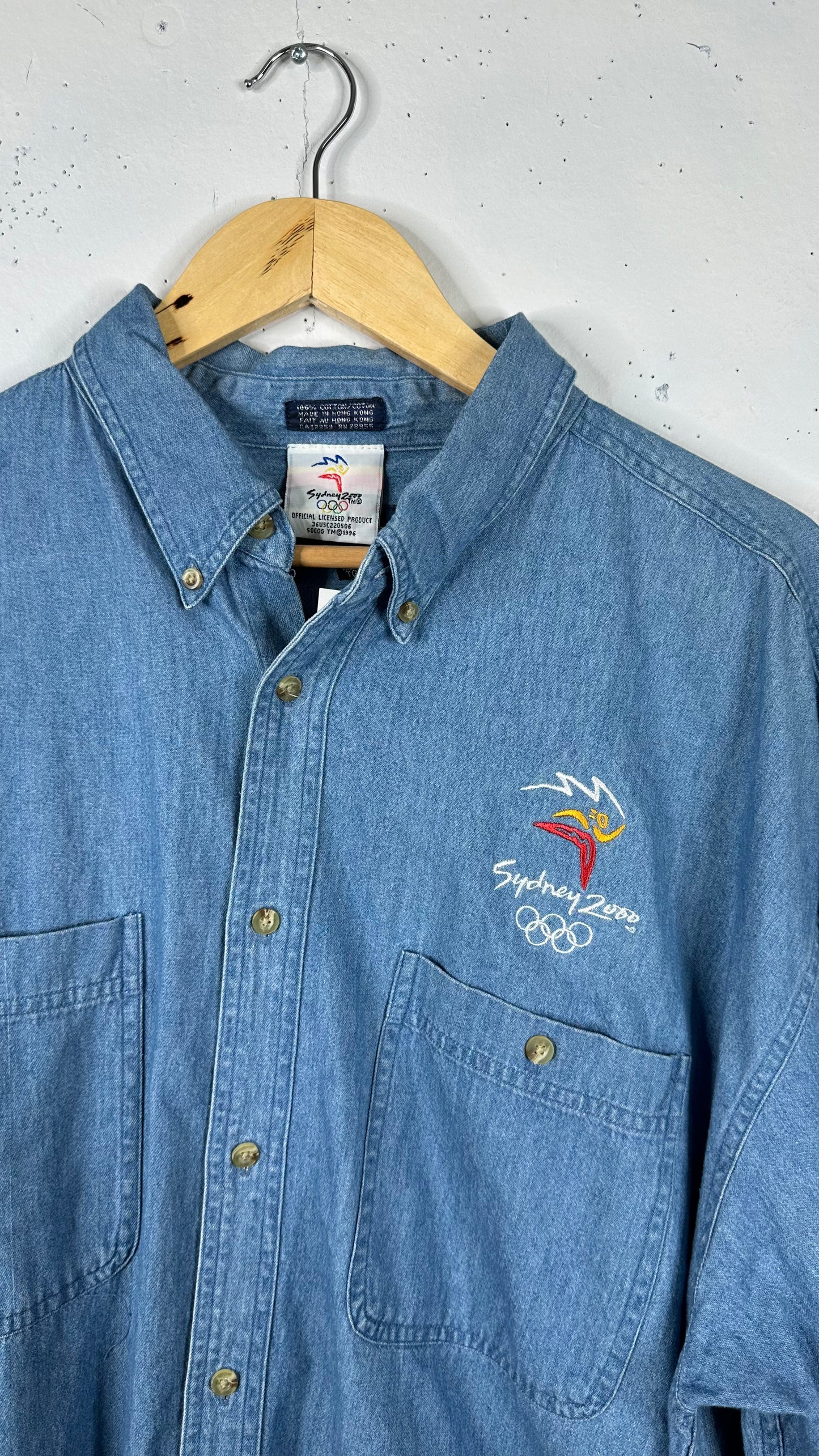 Sydney 2000's Olympics Denim Shirt (XL)