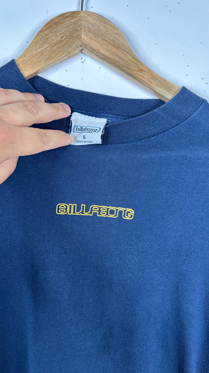 Billabong Navy Spellout Longsleeve (S)