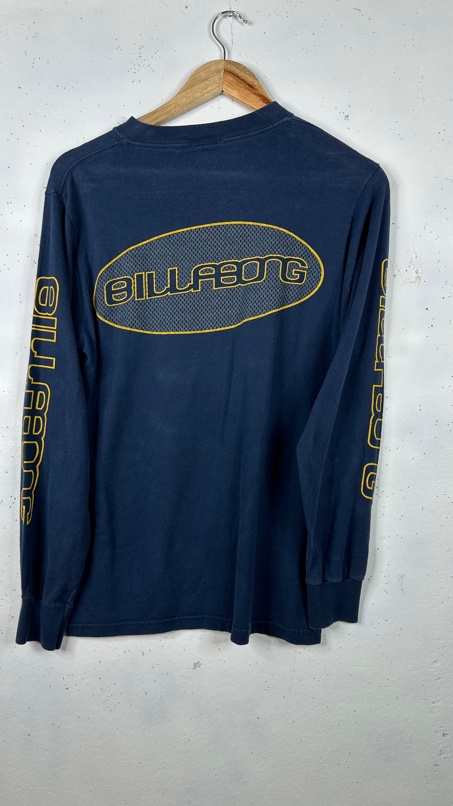 Billabong Navy Spellout Longsleeve (S)