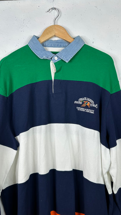 Ralph Lauren Polo Duck Stripe Rugby New (XXL)