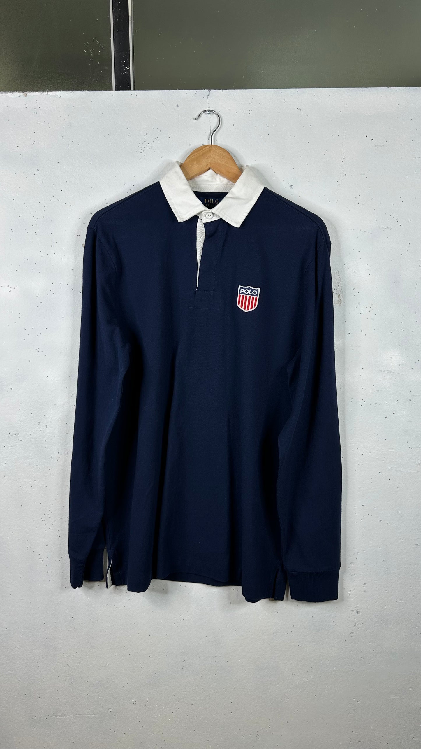 Ralph Lauren Polo KSwiss Navy Rugby New (M)