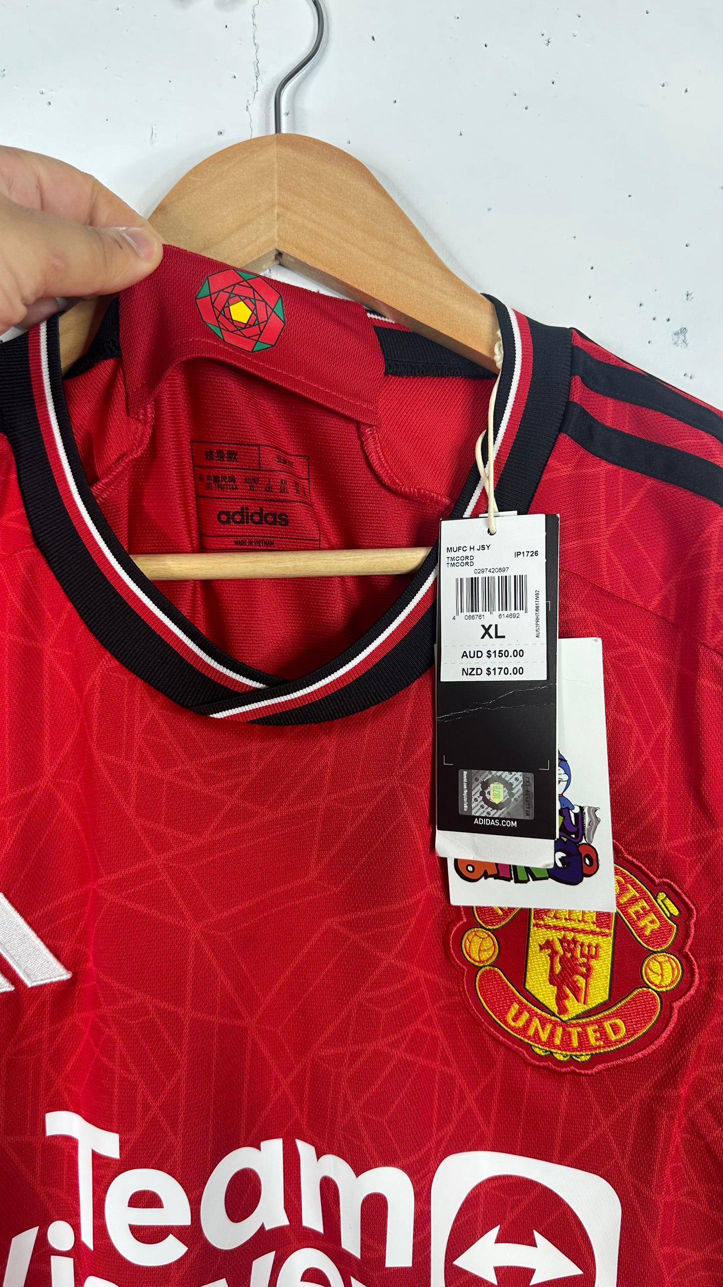 Adidas Manchester United 2024 Home Football Jersey New (XL)