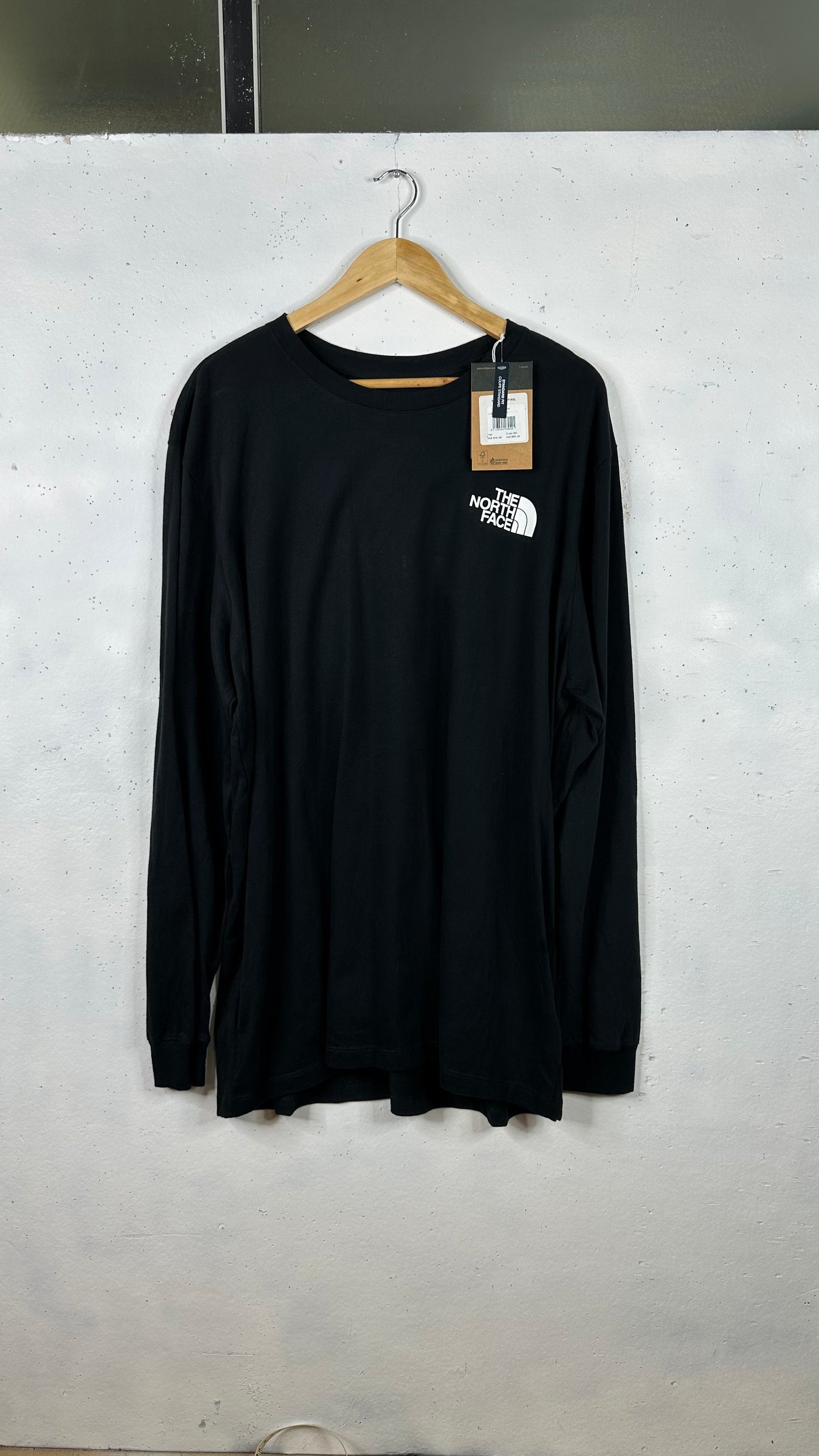 The North Face Box Longsleeve Black New (XXL)