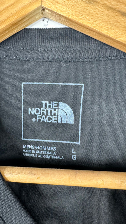 The North Face Half Dome Black Tee Grey Print New (XL)