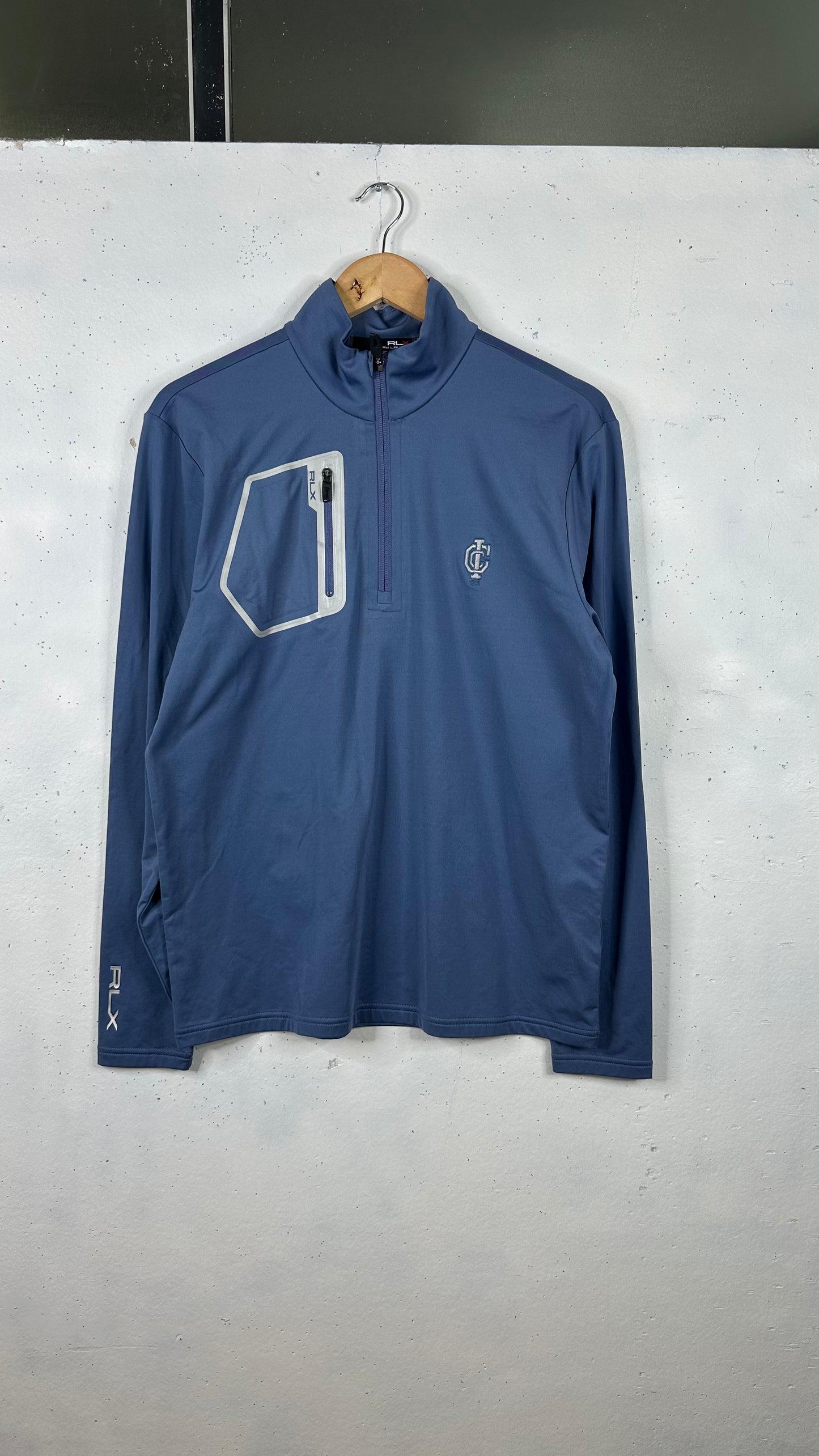 Ralph Lauren RLX Blue 1/4 Zip (M)