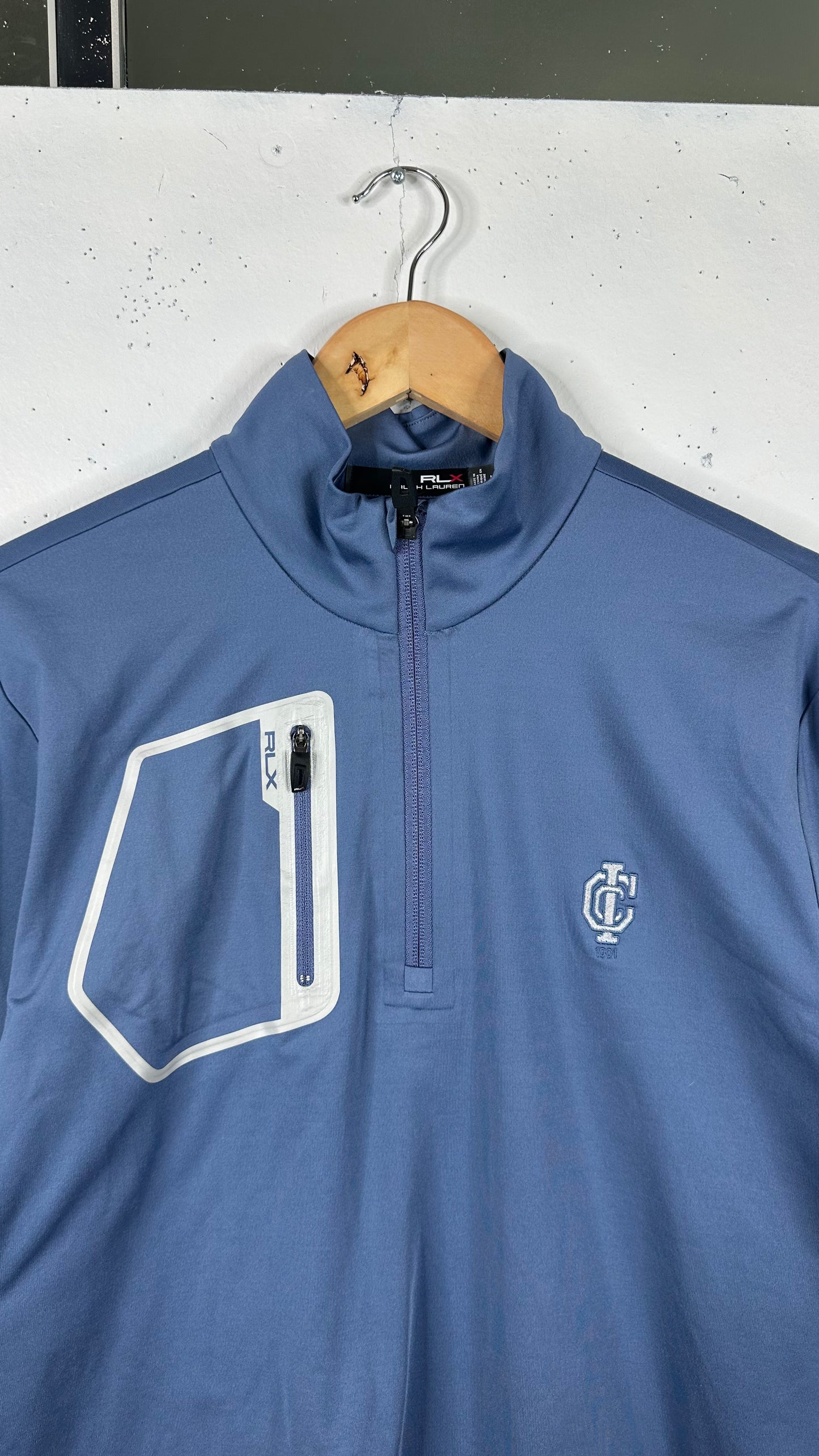 Ralph Lauren RLX Blue 1/4 Zip (M)