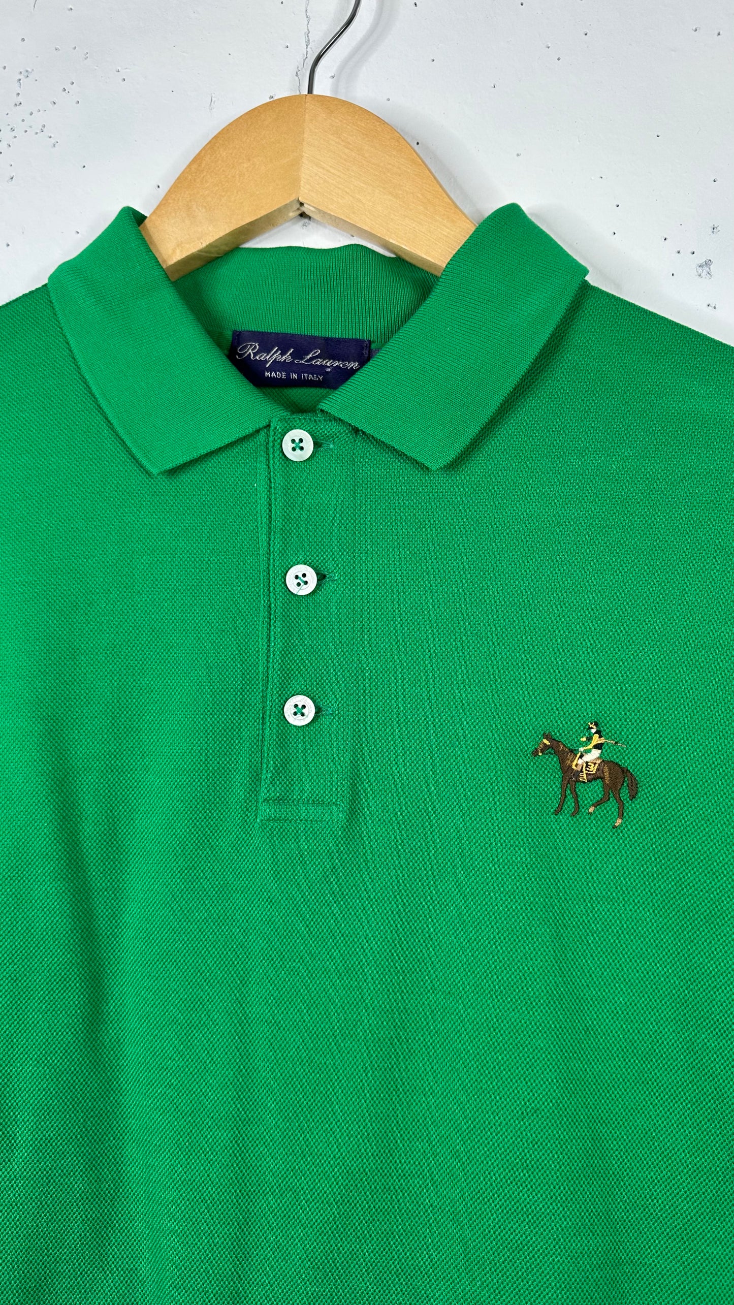 Ralph Lauren Purple Label Green Polo (M)