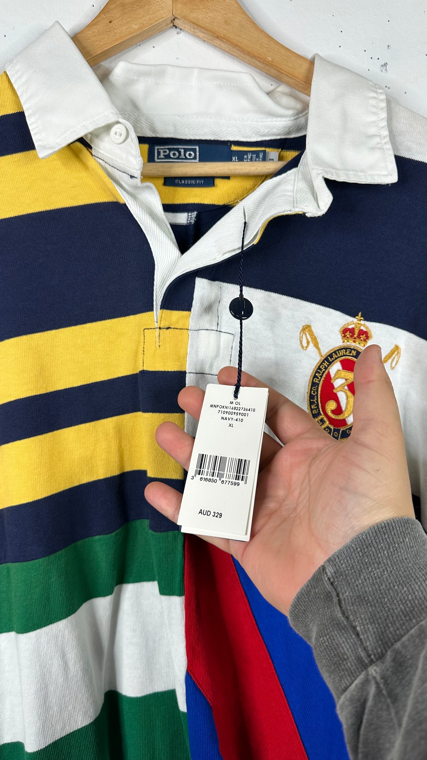 Ralph Lauren Polo Crest Summer Classic Rugby (XL)