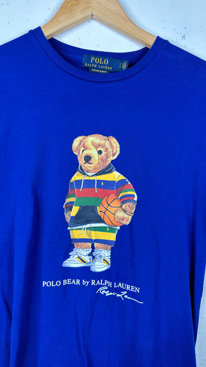 Ralph Lauren Polo Bear Basketball Bear Tee New (S)