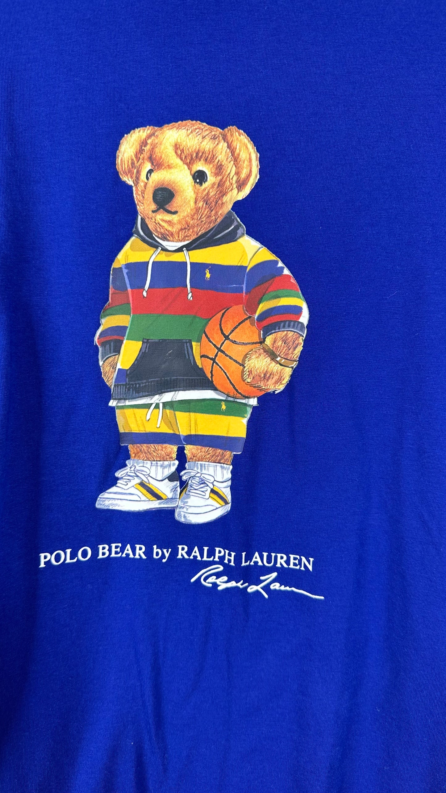 Ralph Lauren Polo Bear Basketball Bear Tee New (S)