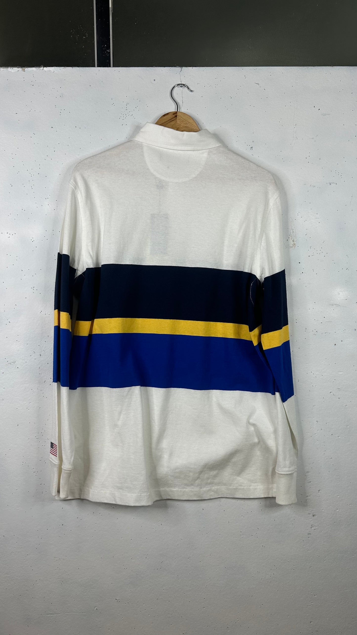 Ralph Lauren Polo Sport Colour Block Rugby White New (M)