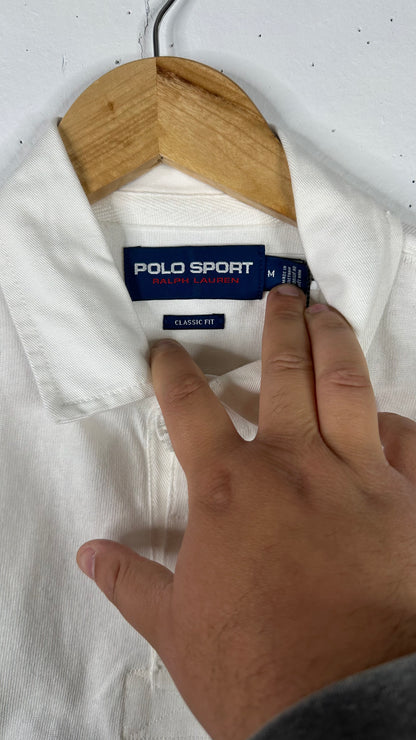 Ralph Lauren Polo Sport Colour Block Rugby White New (M)