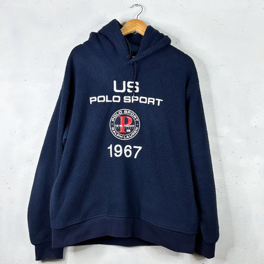 Ralph Lauren Polo Sport 12M Yacht Fleece Hoodie (L)