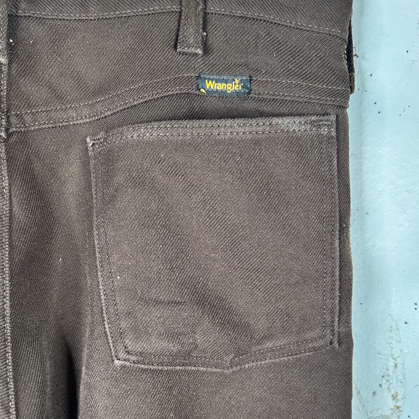 Wrangler Brown Work Pants (33 x 32)