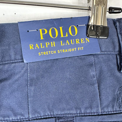 Ralph Lauren Navy Dog Chinos New (Size 34)