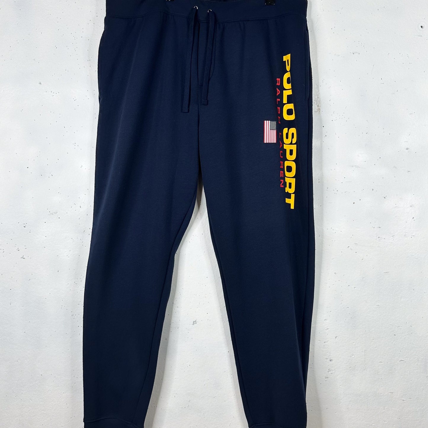 Polo Sport Navy Spellout Track Pants New (XXL)