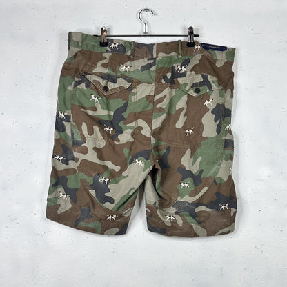 Ralph Lauren Camo Dog Shorts New (W38)