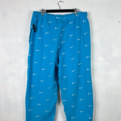 Nikelab Blue All Over Swoosh Trackpants (XXL)