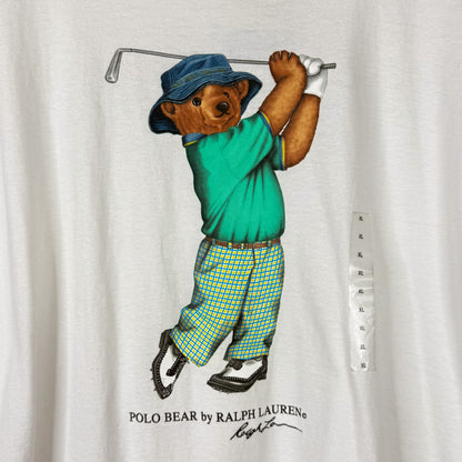 90's Ralph Lauren Polo Bear Golf Bear New (XL)