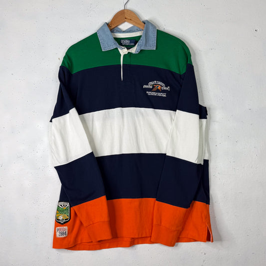 Ralph Lauren Duck Stripe Rugby New (L)