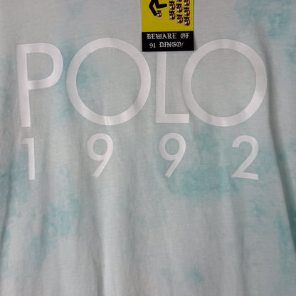 Ralph Lauren 1992 Stadium Tie Die Blue Tee (S)