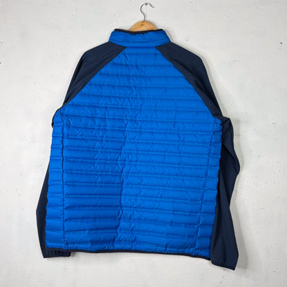 Columbia Blue Two Tone Insulated Jacket New (Large)