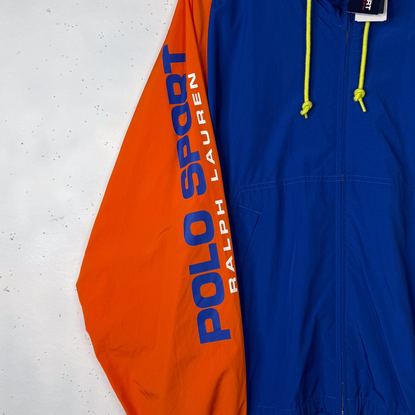 Ralph Lauren Polo Sport Blue Orange Windbreaker New (L)