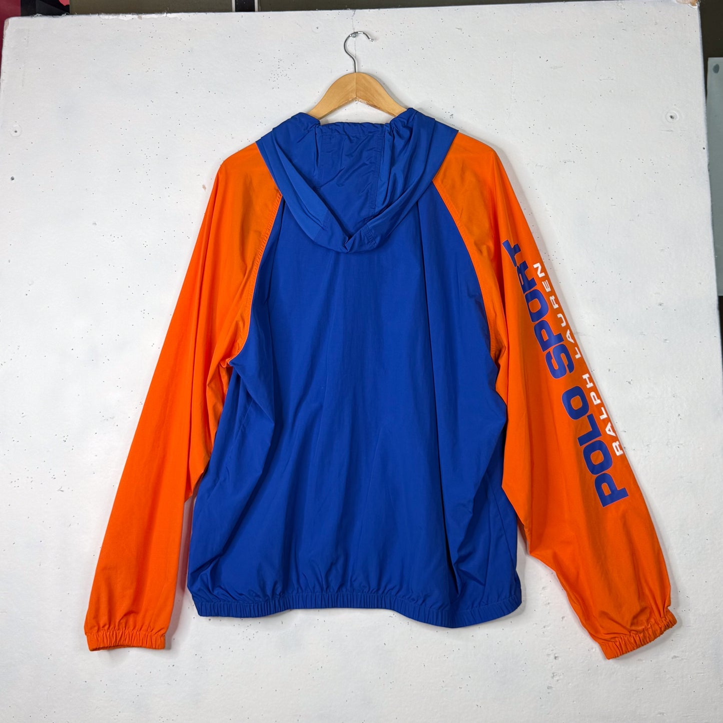 Ralph Lauren Polo Sport Blue Orange Windbreaker New (L)